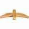 Ekena Millwork Bellingham Rough Sawn Timber Gable Bracket, Western Red Cedar, 36"W x 13"H x 4"D x 4"F, 9/12 Pitch GBW036X13X0404BEL00RWR - alternate 3
